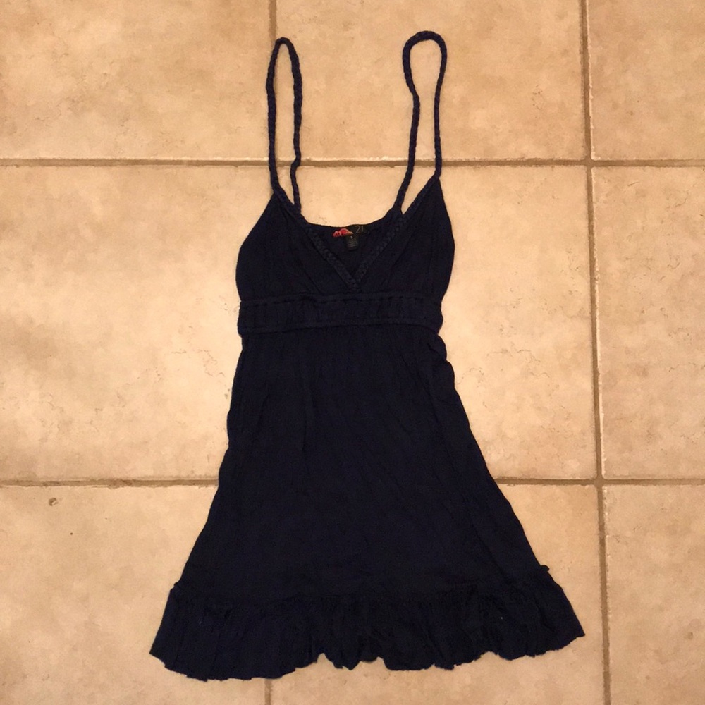 Navy Beach Coverup